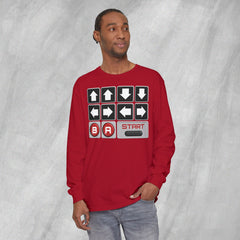 Cheat Code - Long Sleeve Crewneck T-Shirt