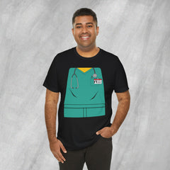 Mini-Bodz Scrubs (Green) - Short Sleeve Crewneck T-Shirt