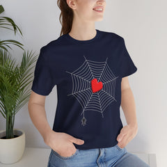 Heart of the Web - Short Sleeve Crewneck T-Shirt