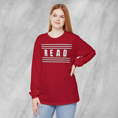 Read Between the Lines - Long Sleeve Crewneck T-Shirt