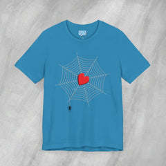 Heart of the Web - Short Sleeve Crewneck T-Shirt