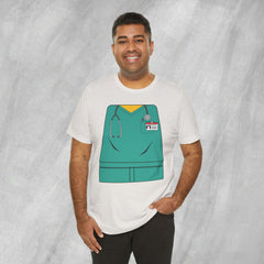 Mini-Bodz Scrubs (Green) - Short Sleeve Crewneck T-Shirt
