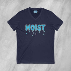 MOIST - Short Sleeve V-Neck T-Shirt