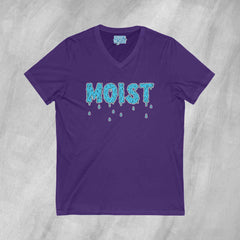 MOIST - Short Sleeve V-Neck T-Shirt