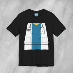 Mini-Bodz Doctor (Blue Scrubs) - Short Sleeve Crewneck T-Shirt