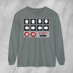 Cheat Code - Long Sleeve Crewneck T-Shirt