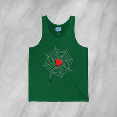 Heart of the Web - Jersey Tank Top