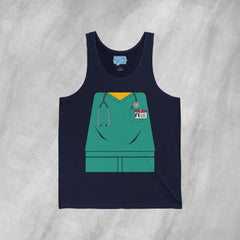 Mini-Bodz Scrubs (Green) - Jersey Tank Top