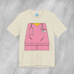 Mini-Bodz Scrubs (Pink) - Short Sleeve Crewneck T-Shirt