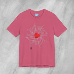 Heart of the Web - Short Sleeve Crewneck T-Shirt
