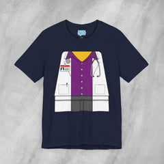 Mini-Bodz Doctor (Button-Up Shirt) - Short Sleeve Crewneck T-Shirt