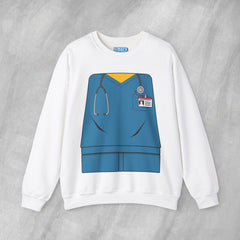Mini-Bodz Scrubs (Blue) - Mediumweight Sweatshirt