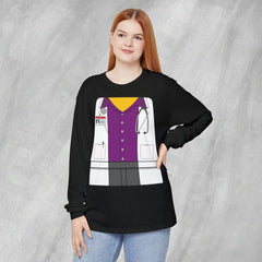 Mini-Bodz Doctor (Button-Up Shirt) - Long Sleeve Crewneck T-Shirt