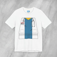Mini-Bodz Doctor (Blue Scrubs) - Short Sleeve Crewneck T-Shirt