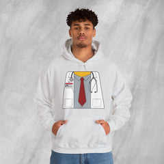Mini-Bodz Doctor (Shirt & Tie) - Mediumweight Hoodie