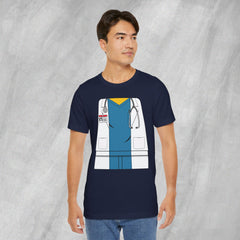 Mini-Bodz Doctor (Blue Scrubs) - Short Sleeve Crewneck T-Shirt