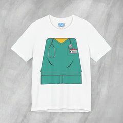 Mini-Bodz Scrubs (Green) - Short Sleeve Crewneck T-Shirt