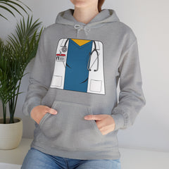 Mini-Bodz Doctor (Blue Scrubs) - Mediumweight Hoodie