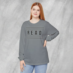 Read Between the Lines - Long Sleeve Crewneck T-Shirt