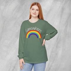 Somewhere Over the Rainbow - Long Sleeve Crewneck T-Shirt