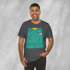 Mini-Bodz Scrubs (Green) - Short Sleeve Crewneck T-Shirt
