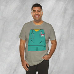 Mini-Bodz Scrubs (Green) - Short Sleeve Crewneck T-Shirt