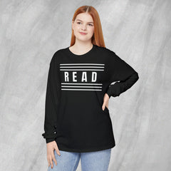 Read Between the Lines - Long Sleeve Crewneck T-Shirt