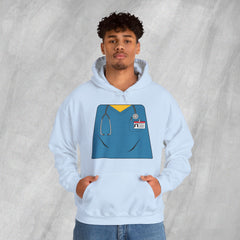 Mini-Bodz Scrubs (Blue) - Mediumweight Hoodie