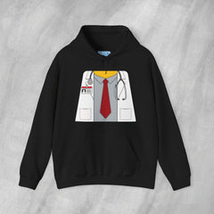 Mini-Bodz Doctor (Shirt & Tie) - Mediumweight Hoodie