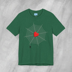Heart of the Web - Short Sleeve Crewneck T-Shirt
