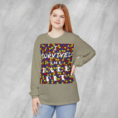 I Survived the Ball Pit - Long Sleeve Crewneck T-Shirt