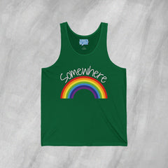 Somewhere Over the Rainbow - Jersey Tank Top