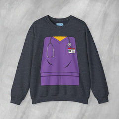 Mini-Bodz Scrubs (Purple) - Mediumweight Sweatshirt