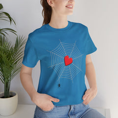 Heart of the Web - Short Sleeve Crewneck T-Shirt