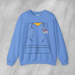 Mini-Bodz Scrubs (Garment Color) - Mediumweight Sweatshirt