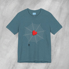 Heart of the Web - Short Sleeve Crewneck T-Shirt