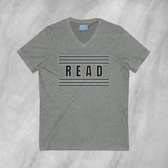 Read Between the Lines - Short Sleeve V-Neck T-Shirt