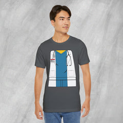 Mini-Bodz Doctor (Blue Scrubs) - Short Sleeve Crewneck T-Shirt
