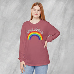 Somewhere Over the Rainbow - Long Sleeve Crewneck T-Shirt