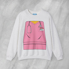 Mini-Bodz Scrubs (Pink) - Mediumweight Sweatshirt