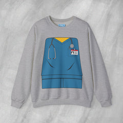 Mini-Bodz Scrubs (Blue) - Mediumweight Sweatshirt