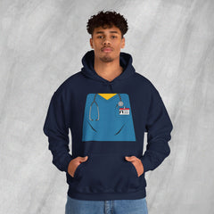 Mini-Bodz Scrubs (Blue) - Mediumweight Hoodie
