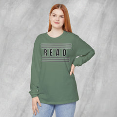 Read Between the Lines - Long Sleeve Crewneck T-Shirt