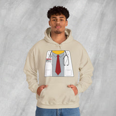 Mini-Bodz Doctor (Shirt & Tie) - Mediumweight Hoodie