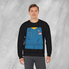 Mini-Bodz Scrubs (Blue) - Mediumweight Sweatshirt