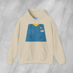 Mini-Bodz Scrubs (Blue) - Mediumweight Hoodie