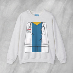 Mini-Bodz Doctor (Blue Scrubs) - Mediumweight Sweatshirt