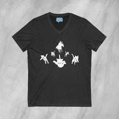 Herding Cats - Short Sleeve V-Neck T-Shirt