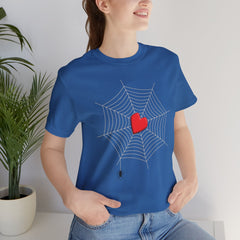 Heart of the Web - Short Sleeve Crewneck T-Shirt