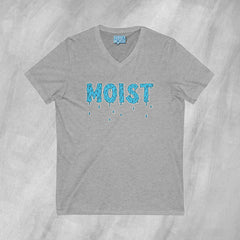 MOIST - Short Sleeve V-Neck T-Shirt